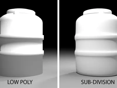 Plastic Water Tank 3 3D model