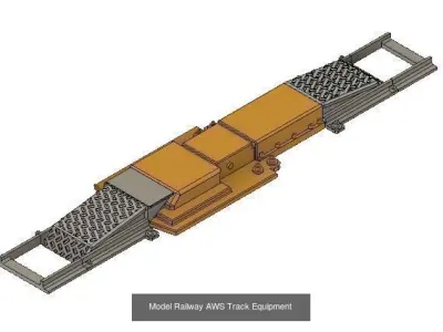 Model Railway - Modern Lineside Equipment 3D Model Pack