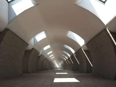 Corridor 02 3D model