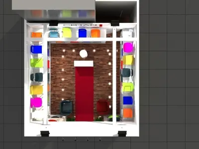 Cenan Exhibition Stand 3D model
