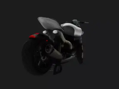 Luxury Sport Motorcycle 3D Model Method 143 Style High Detail 3D model
