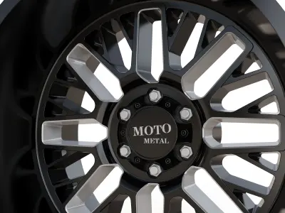 MOTO METAL MO802 WHEEL 3D MODEL 3D model