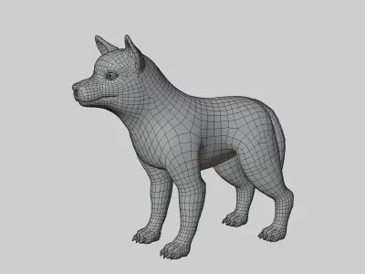 Floki Dog Low-poly 3D model