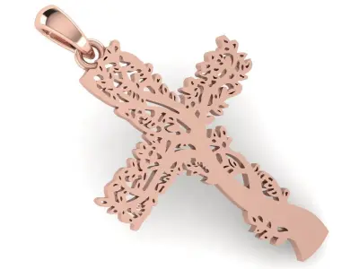 CROSS PENDANT CR177 3D print model