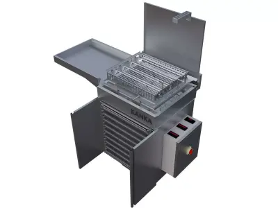 Donut production equipment 3D model