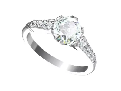 Wedding Ring  3D print model 164