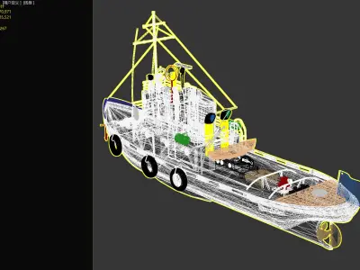 tugboat 3D model