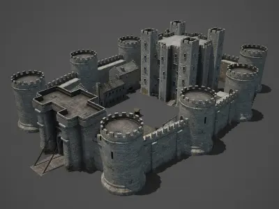 Medieval Castle  purchase 3D model