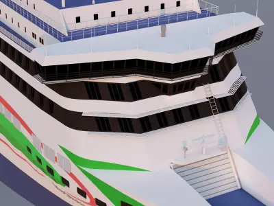 Tallink MS Megastar 3D model