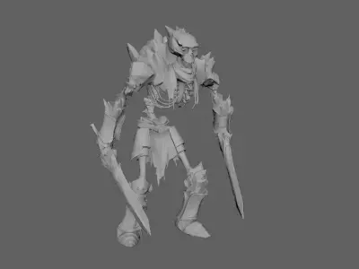 Creature 3D model 30