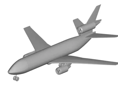McDonnell Douglas DC-10 3D model