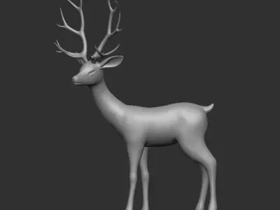 Giraffes animals wild animals deer Free 3D model