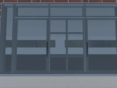 Valleywind University Library Free low-poly 3D model