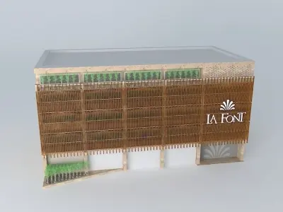 La Font spa exterior Free 3D model