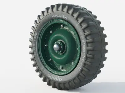 Jeep wheel Rim  3D model