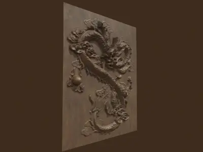 DRAGON RELIEF - NO 4 3D model
