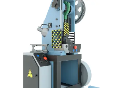 Machine tool mechanical press K2118B 3D model