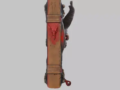 Infernal Grimoire - Detailed 3D Model Low-poly 3D model