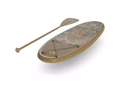 Paddleboard 3D model 11