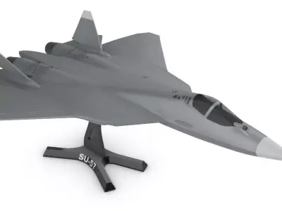 SU-57 3D print model