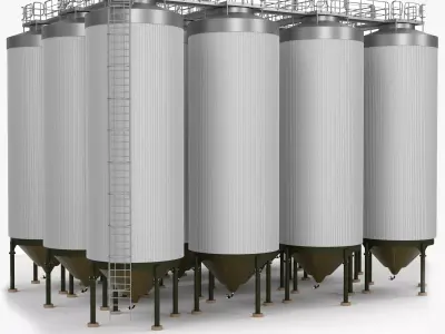 Fermentation Tanks 3D model