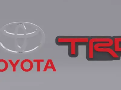 Toyota Logo set 3D model
