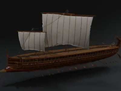 Sailboat 3D model order