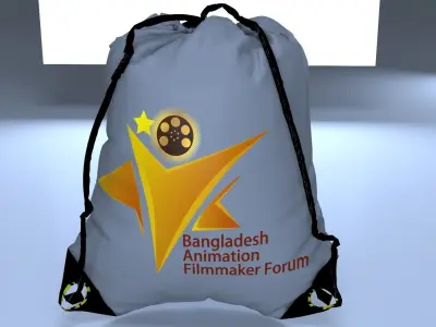 Caring BAG Low-poly 3D model