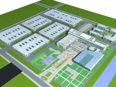 Office Building 3D model 327