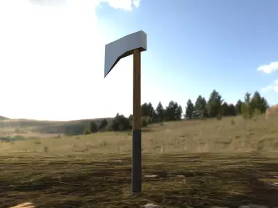 Low Poly Axe Low-poly 3D model order