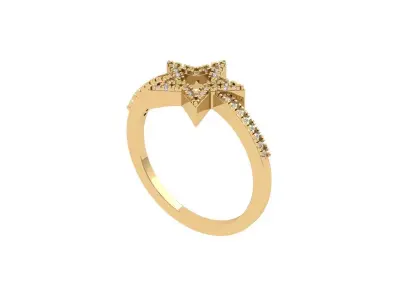  Solitaire Engagement Ring 3D print model 5