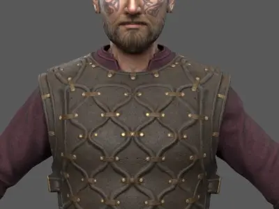 Harald - Viking - Lowpoly Stylized Low-poly 3D model