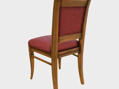 Dining Chair Low-poly 3D model