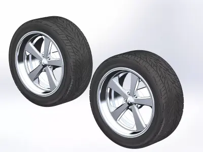 Custom wheels HRBB BoF for your scale model 3D print model