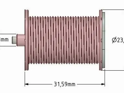 small built-in winch 3D print model
