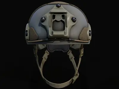 Soldier Helmet Ballistic Low-poly 3D model