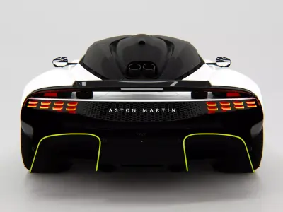 Aston Martin Valhalla 2025 Low-poly 3D model