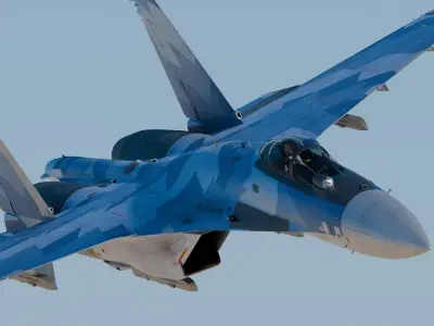 Sukhoi Su-35 3D model buy
