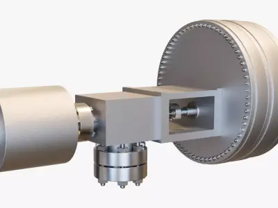 Rotary Mechanical Control Valve 3D model