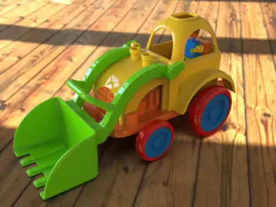 3D print Ready toy loader 3D model
