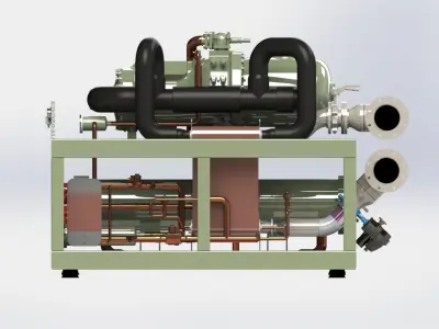 Chiller Unit 3D model purchase