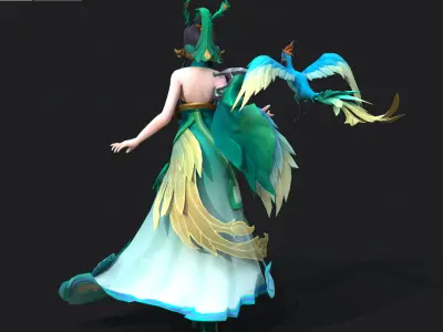 tamer Low-poly 3D model