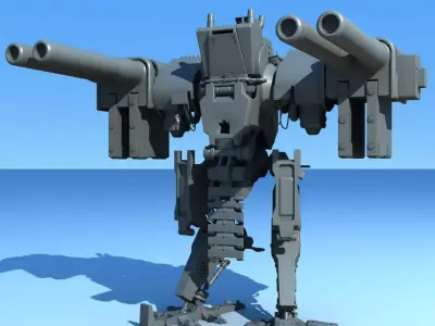 Mecha01 Tornado Free 3D model