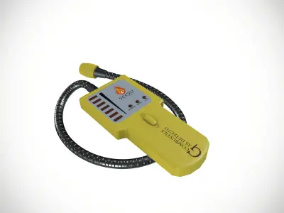 Portable Gas Detector 3D model