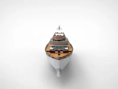 Oceanco super yacht 3D model