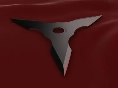 3 Point Shuriken 3D model