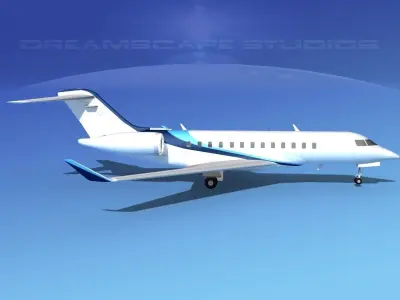 Bombardier Global Express 6000 V10 3D model