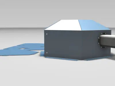Air Duct Section Free 3D model