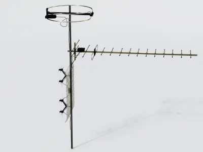Antenna 13 Low-poly 3D model