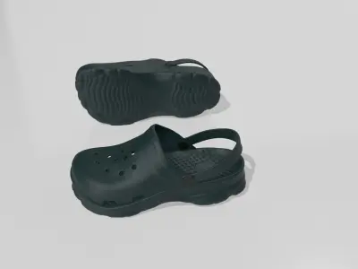 Clogs Sandal Sky 3D model